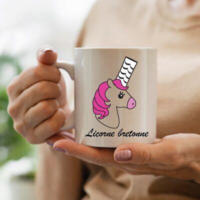 Tasse „Bretonisches Einhorn“.