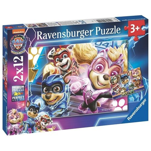 Patrulla Canina Puzzle Doble 2x12 piezas