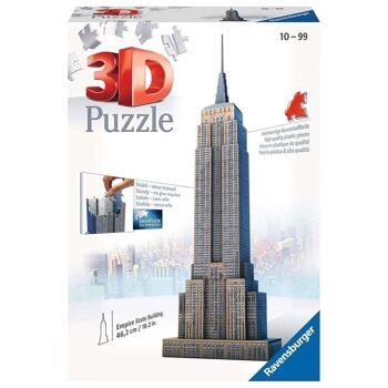 Puzzle 3D Bâtiments Empire State Building 54 pièces 1
