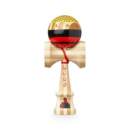 KROM "DJ PRO MOD ROLF BAMBOO" Kendama • Geschicklichkeitsspielzeug aus Holz