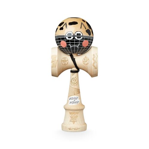 KROM KENDAMA "ZOGGY N' MOGGY GRIDBALL" • wooden skill toy