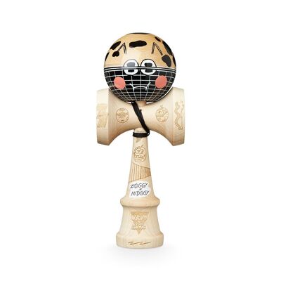 KROM KENDAMA "ZOGGY N' MOGGY GRIDBALL" • wooden skill toy