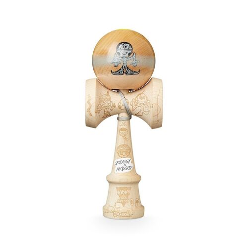 KROM KENDAMA "ZOGGY N' MOGGY SANDPLANET" • wooden skill toy