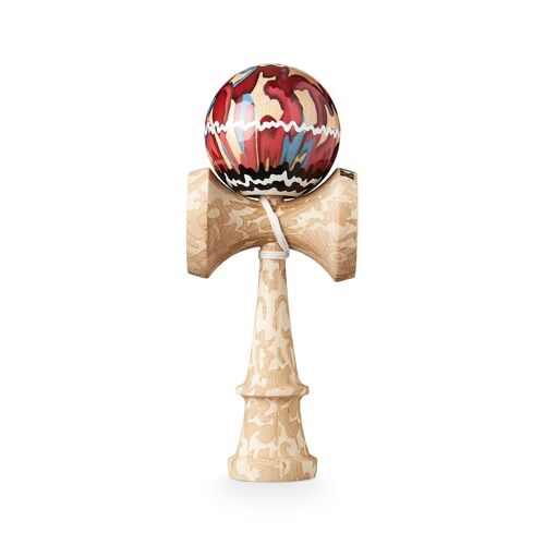 KROM KENDAMA "NAKED PLASTICITY HALO" • wooden skill toy