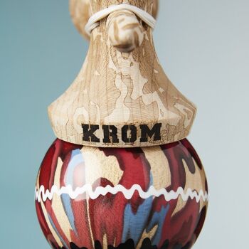 KROM KENDAMA "NAKED PLASTICITY HALO" • wooden skill toy 7