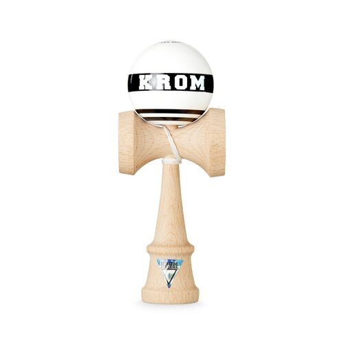 KROM KENDAMA "STROGO WHITE" • wooden skill toy