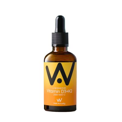 Liposomal Vitamin D3 + K2 - Dropper (2000/4000IU) - Orange & Mango