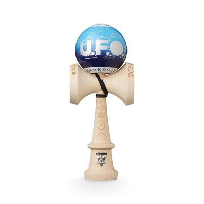 KROM KENDAMA "JODY BARTON UFO" • juguete de habilidad de madera