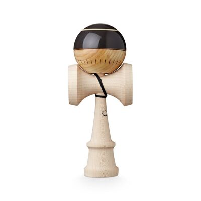 KROM KENDAMA "GAS CHARCOAL" • giocattolo di abilità in legno