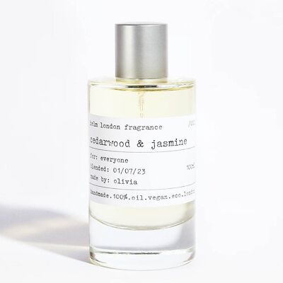Cedarwood & Jasmine Fragrance - 100ml