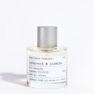Parfum Bois de Cèdre et Jasmin - 50 ml