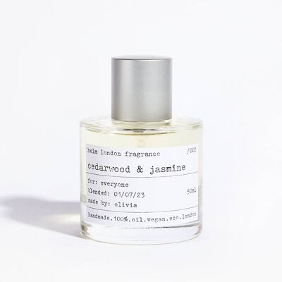 Cedarwood & Jasmine Fragrance - 50ml