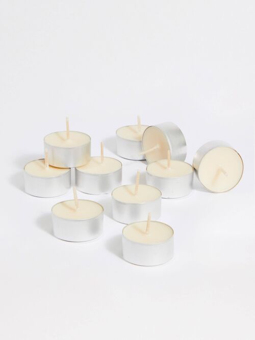 Cocoa Butter Tealights - Set Of 10