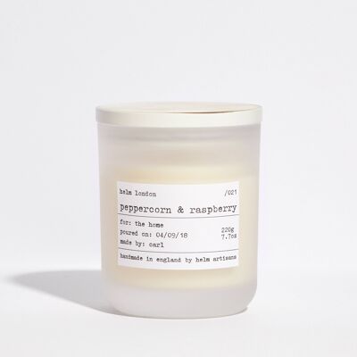 Peppercorn & Raspberry Luxury Candle