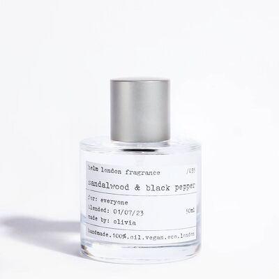 Parfum Bois de Santal et Poivre Noir - 50 ml