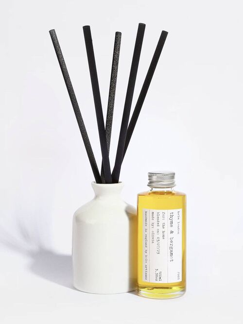 Thyme & Bergamot Ceramic Reed Diffuser - 100ml