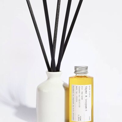 Thyme & Bergamot Ceramic Reed Diffuser - 100ml