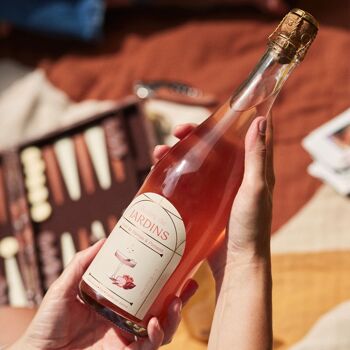 Pétillant sans alcool Rose & Gingembre - 75 cL - BIO et faible en sucre 2