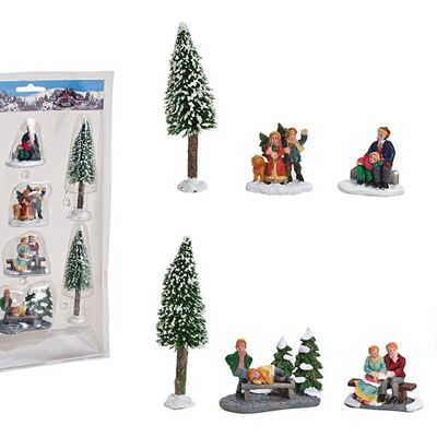 Ensemble de figurines miniatures