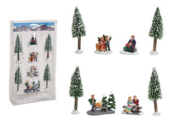 Ensemble de figurines miniatures