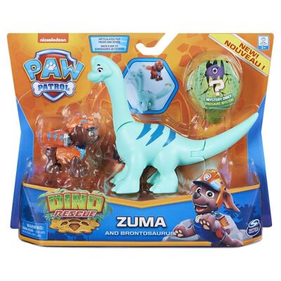 2 Figuras Dino Rescue Paw Patrol - Modelo elegido al azar