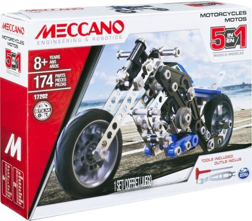 Moto-Cross Meccano 5 Modèles