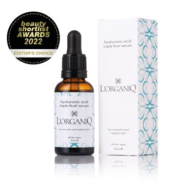 Hyaluronic Acid Triple Fruit Serum - 30ml - Natural Skincare