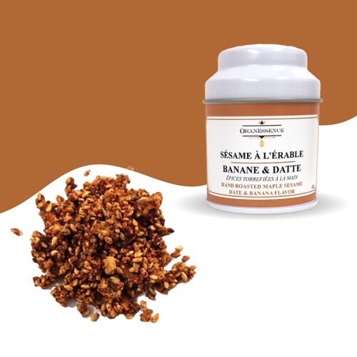 Sésame torréfié à l'érable - Banane & Datte