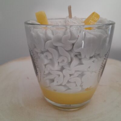 Coppa gourmet aromatizzata con meringa al limone