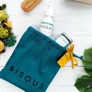 BISOUS by L'ORGANIQ Cleanse and Glow Duo Gift Bag - Soin Naturel Ado 4