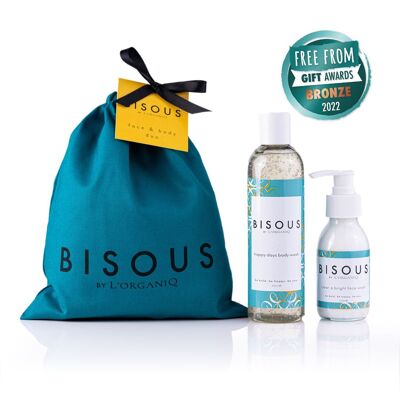 BISOUS by L'ORGANIQ Face and Body Duo Gift Bag - Natural Teen Skincare