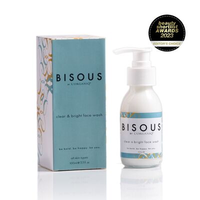 BISOUS by L'ORGANIQ Clear and Bright Face Wash - 100ml - Natural Teen Skincare