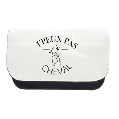 Trousse "je peux pas , j'ai cheval"