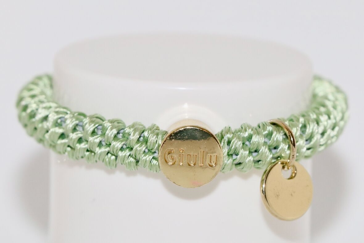 Elastico per capelli color menta