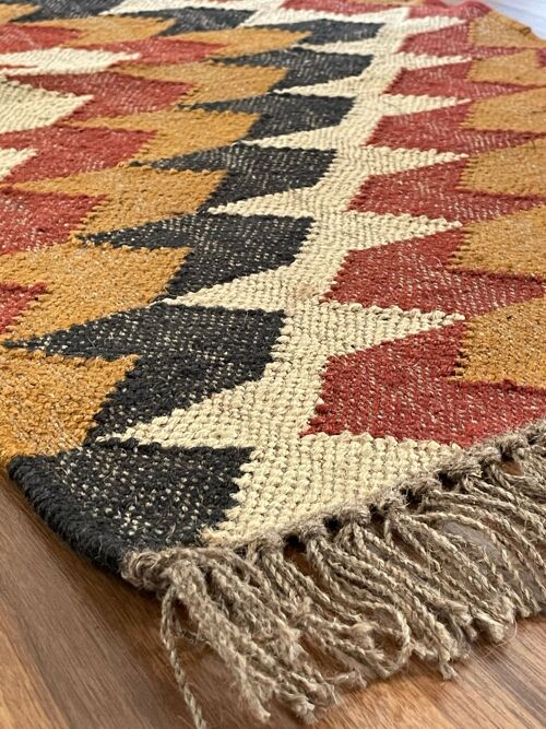 Whole 2x6 Ft Jute Wool Handwoven Kilim Entryway Bed Side Home Decor Wall Art Mat Kitchen Celling Rug Carpet All Custom Size