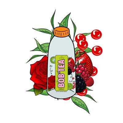 BOB'TEA - ROSA E FRUTTI ROSSI