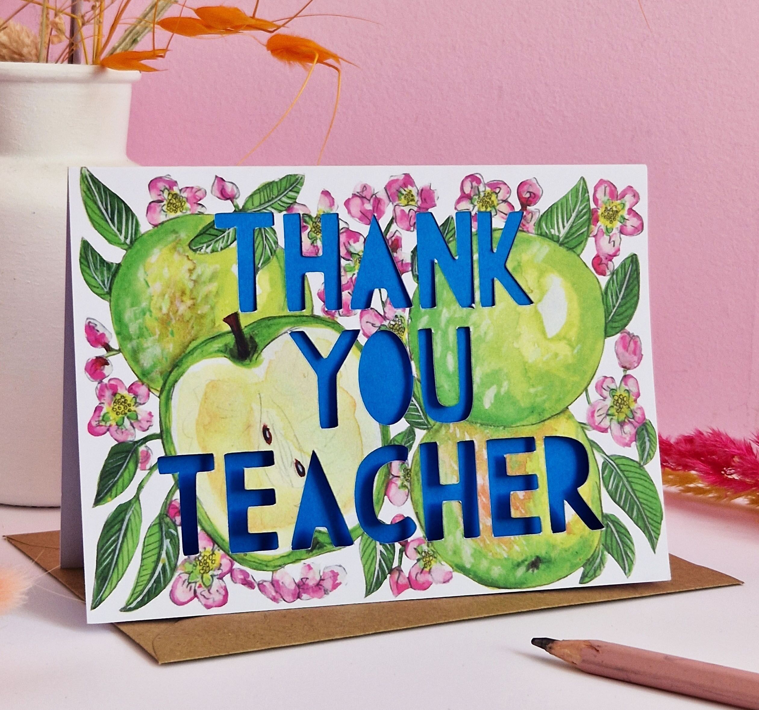 Thank You Teacher Card