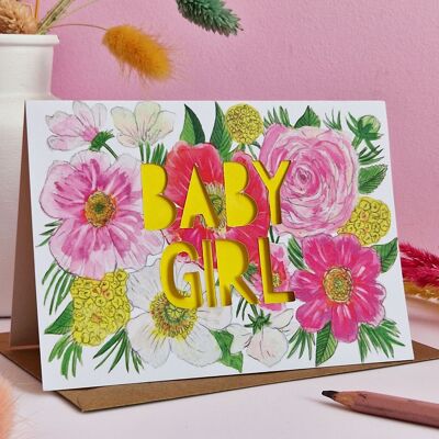 Baby Girl Card