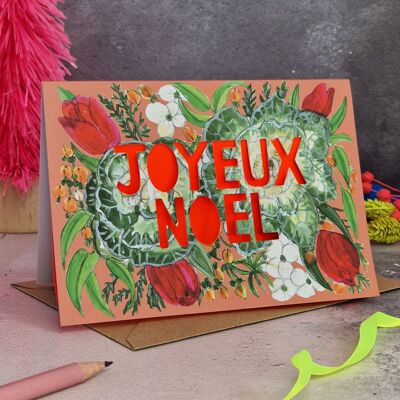 Joyeux Noel Christmas Card