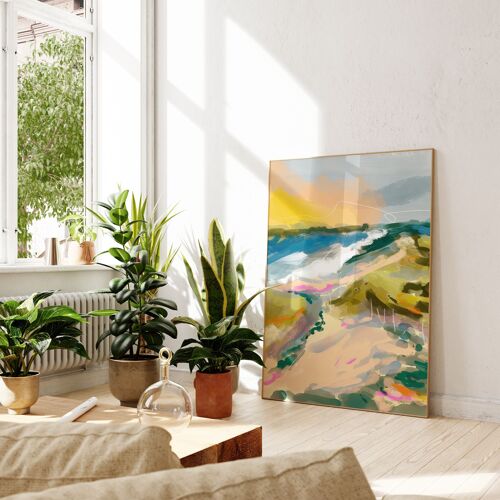 Beach Art print / Abstract Wall Decor