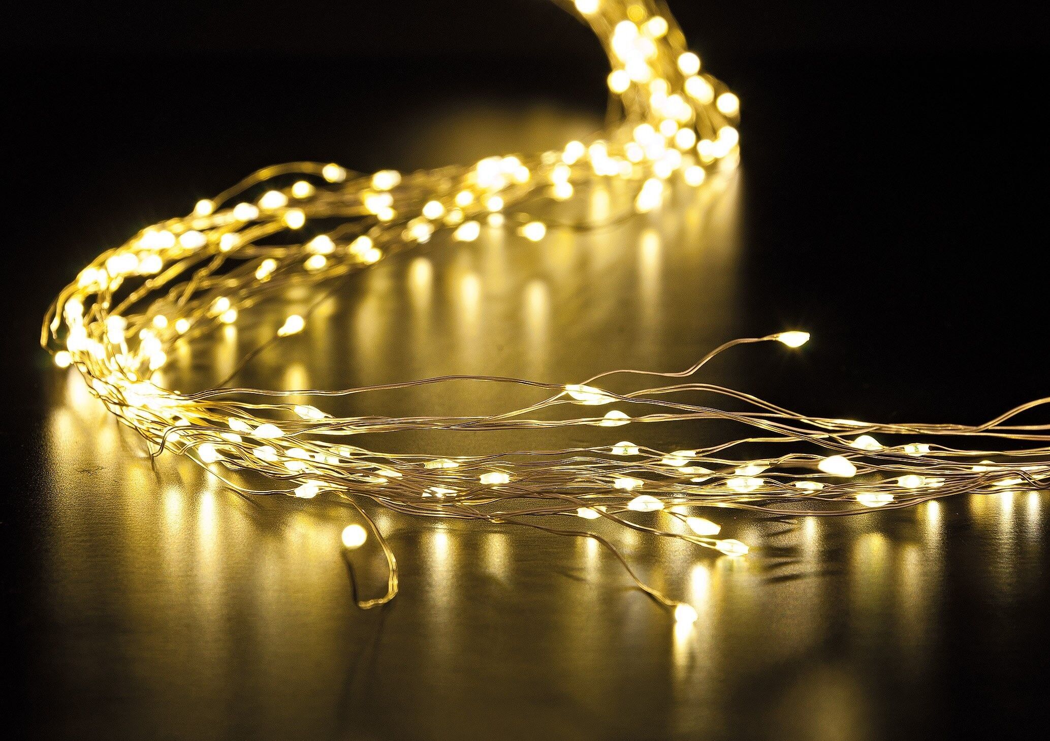 Lichterkette 350er Micro-LED in warmweiß