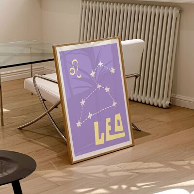 Leo Art Print / Horoscope Gift