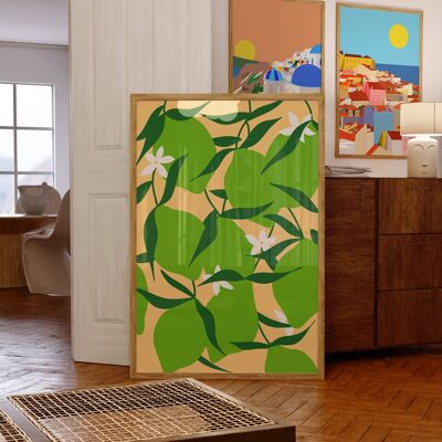 Lime Art Print / Fruit Home Decor