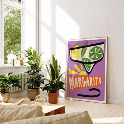 Magarita Art Print / Cocktail Art Print