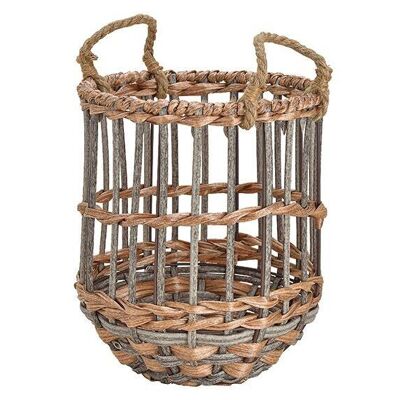 Plastic basket made of brown (W / H / D) 23x28x23cm