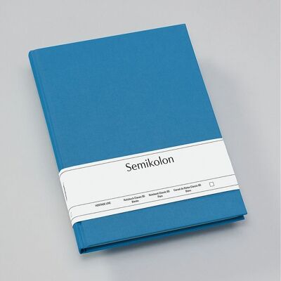 Cuaderno Classic (B5), azurro, en blanco