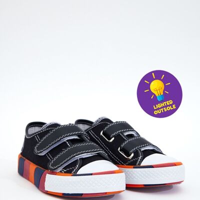 Tumi Renkli Tabanlİ Ißİklİ ‚ocuk Sneaker-Black