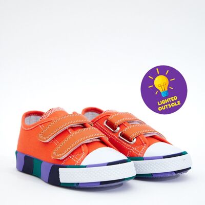 Tumi Renkli Tabanlİ Ißİklİ ‚ocuk Sneaker-Orange