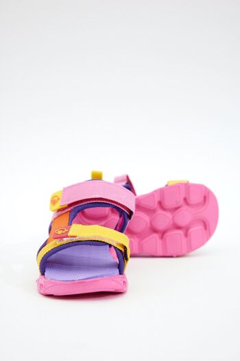 Noix de coco Cİrt Cİrtlİ Renkli ‚ocuk Sandalet-Violet 10