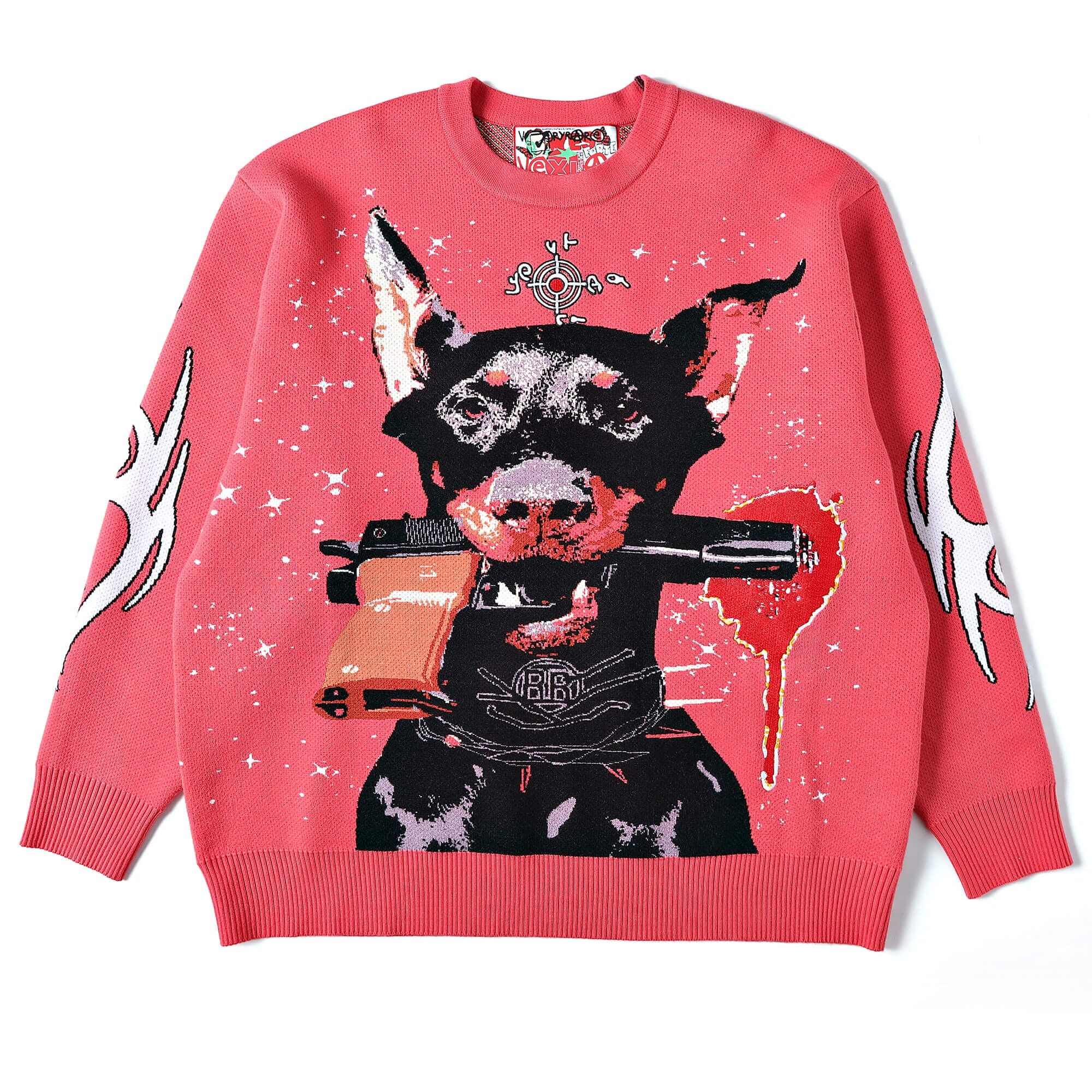 Buy wholesale Doberman Gang Jacquard Crewneck